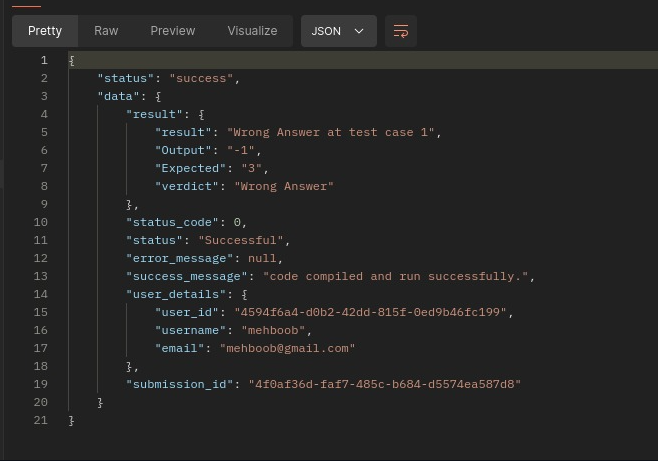 Code Submission Interface